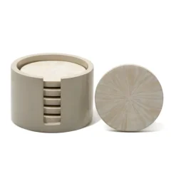 Almendro Round Coaster Set