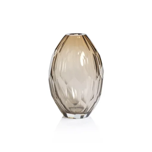 Anderson Faceted Glass Vase