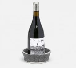 Angelica Grey Shagreen Wine Coaster