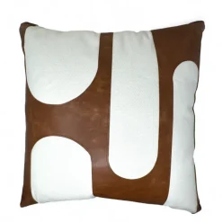 Aranda Pillow Leather Trim
