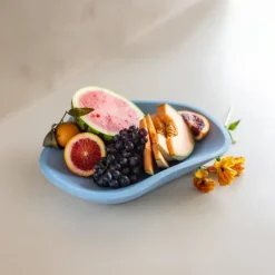 Aves Platter Lake Blue