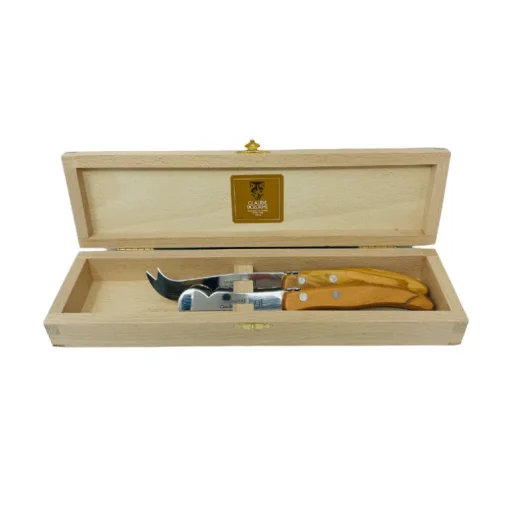 Berlingot Olive Wood Cheese Set of 2