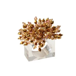 Brilliant Gold Napkin Ring Set of 4
