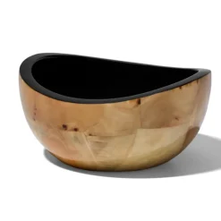 Burl Veneer Small Bowl