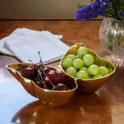 Butterfly Gold Bowl