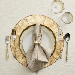 Capiz Shell Placemat Champagne Set of 4