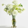 Champagne Rib Gold Detail Vases