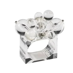 Cloud Napkin Ring Set of 4