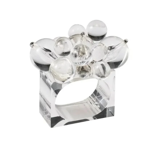 Cloud Napkin Ring Set of 4