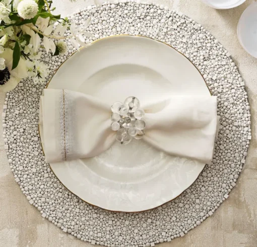 Cloud Napkin Ring Set of 4