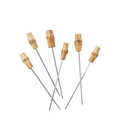 Cocktail Picks Bamboo Set of 6