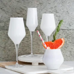Contessa Stemless Wine Glass White