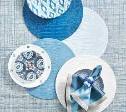 Croco Placemat Glacier Blue
