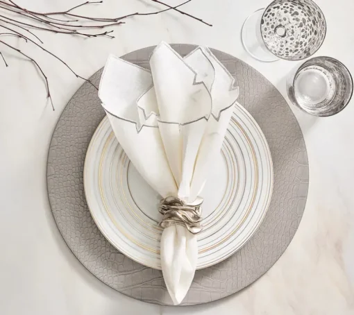 Croco Placemat Grey Set of 4