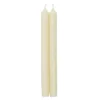 Crown White Taper Candle Set