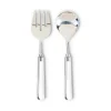 Crystal Handle Salad Server Set