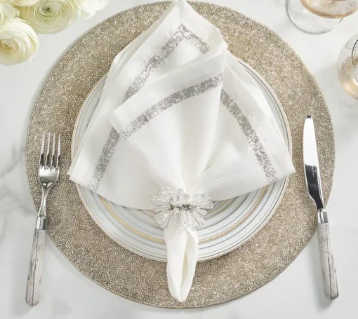Dazzle Napkin Ring Set of 4