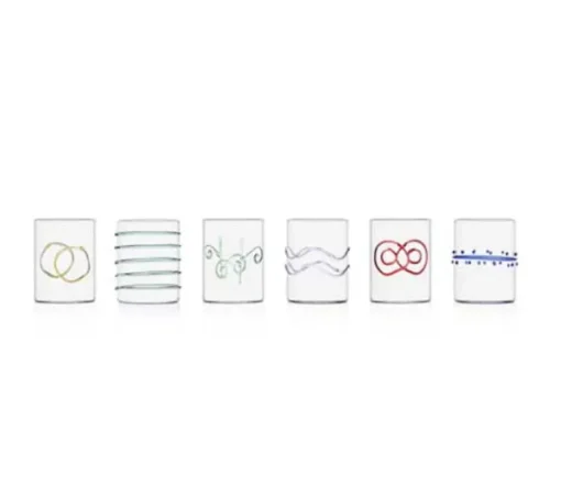 Deco Arlecchino Water Glass Set of 6