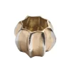 Desert Napkin Ring Gold & Silver Set of 4