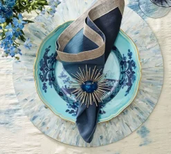 Dip Dye Napkin Navy & Blue Set of 4