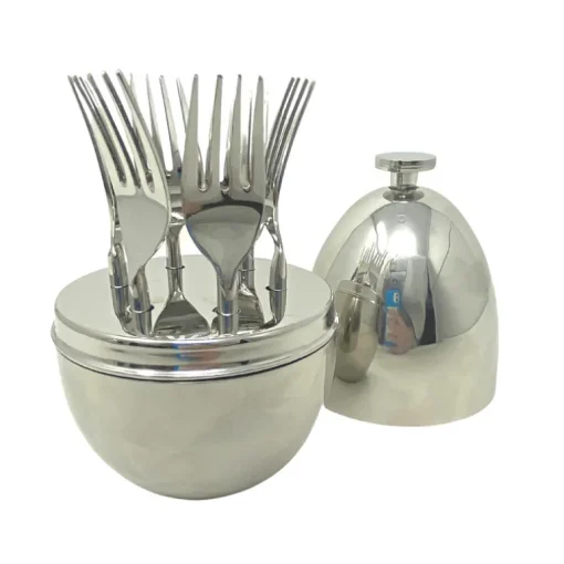 Domed Holder with Forks - Set of 6