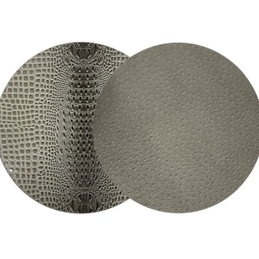 Double Sided Round Keys Gator Placemat Set of 4
