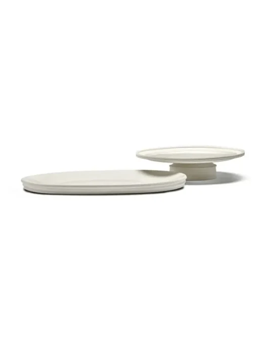 Dune Oval Platter Alabaster - 18"
