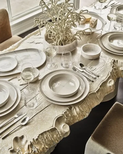 Dune Oval Platter Alabaster - 18"