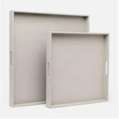 Emery Square French Grey Tray