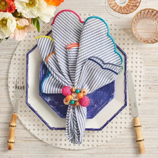 Fiesta Napkin Blue Multi Set of 4