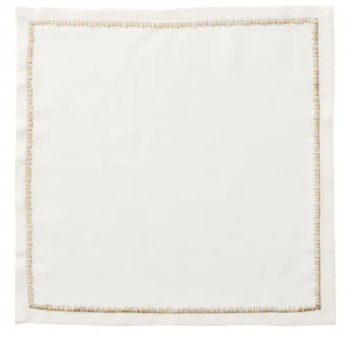 Filament Napkin Gold & Silver Set of 4
