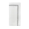 Filament Napkin White & Gunmetal Set of 4
