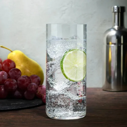 Finesse Grid Long Drink Glass Set of 4