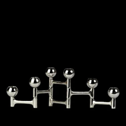 Foldable Round Nickel Candle Holder