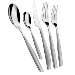 Glamour Colorful Flatware 5 Piece Set