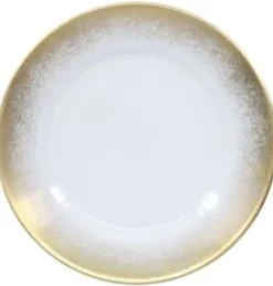 Golden Fire Dinner Plate