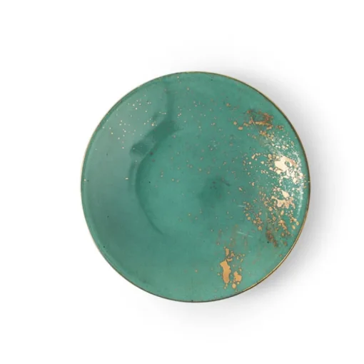 Golden Green Dinnerware