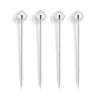 Hospitality Cocktail Picks, Silver & Crystal, Set of 4
