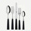 Icon Flatware Black Wood 5 Piece Setting