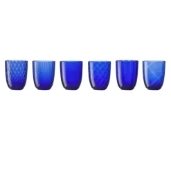 Idra Mixed Pattern Glass Set of 6
