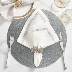 Impression Napkin Silver Set of 4