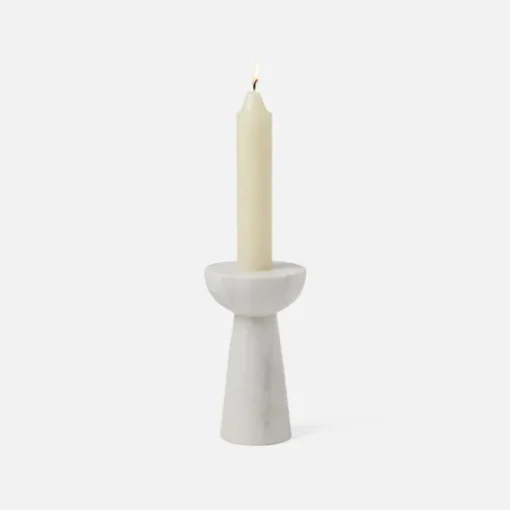 Judith Marble Candleholder Set
