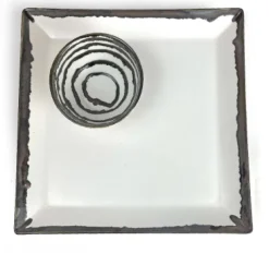 Linea Drip Square Platter