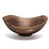 Live Edge Wood Bowl Walnut - Oval Medium