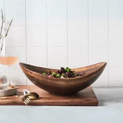 Live Edge Wood Bowl Walnut