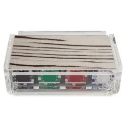 Luxury Acrylic Poker Set