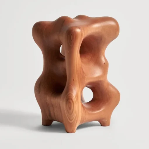Mahogany Organic Sculpture Natural