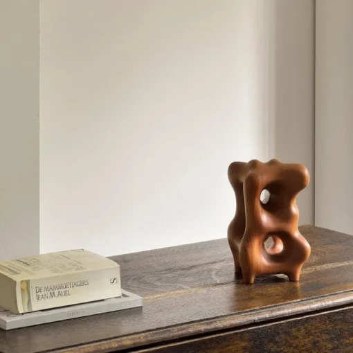 Mahogany Organic Sculpture Natural