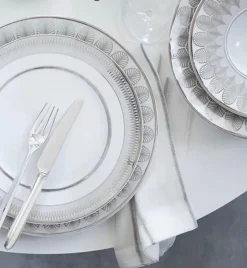 Malmaison Imperiale Porcelain Dinnerware Platinum