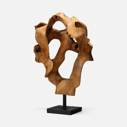 Marcianus Sculpture Teak 20"